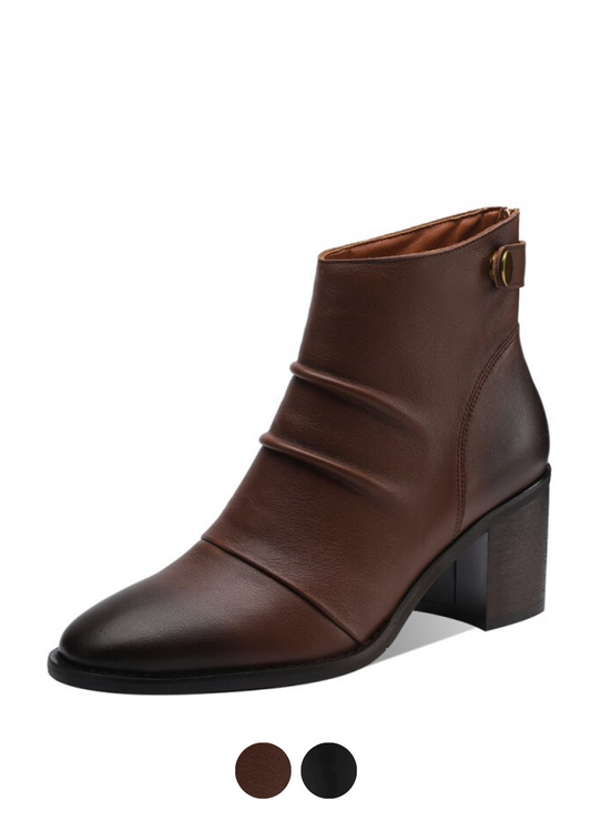  Arnold Women's Leather Ankle Booties - Booties - DYAVOR® 