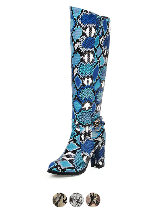  Max Women's Knee High Leather Boots - Boots - DYAVOR® 