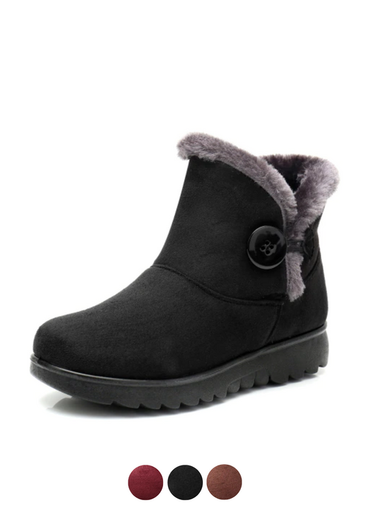  Changae Women's Platform Snow Black Booties - Bootie - DYAVOR® 