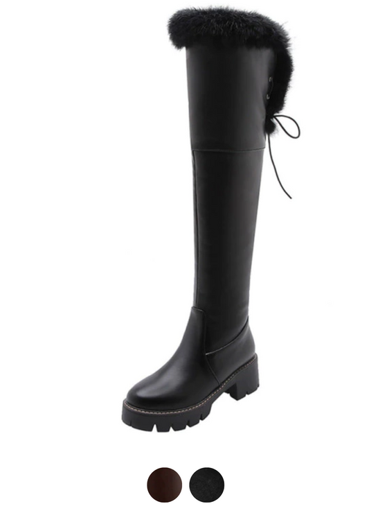  Bayron Women's Warm Snow Black Boots - Boots - DYAVOR® 