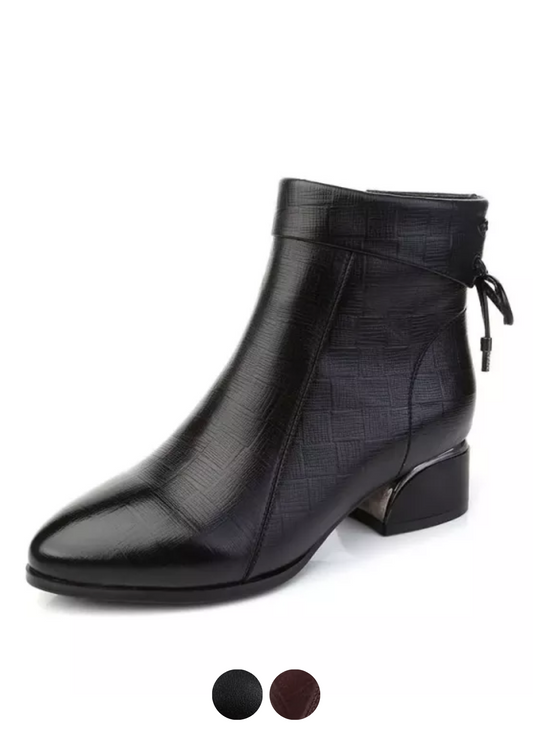  Olmar Women's High Quality Leather Ankle Boots - Boots - DYAVOR® 