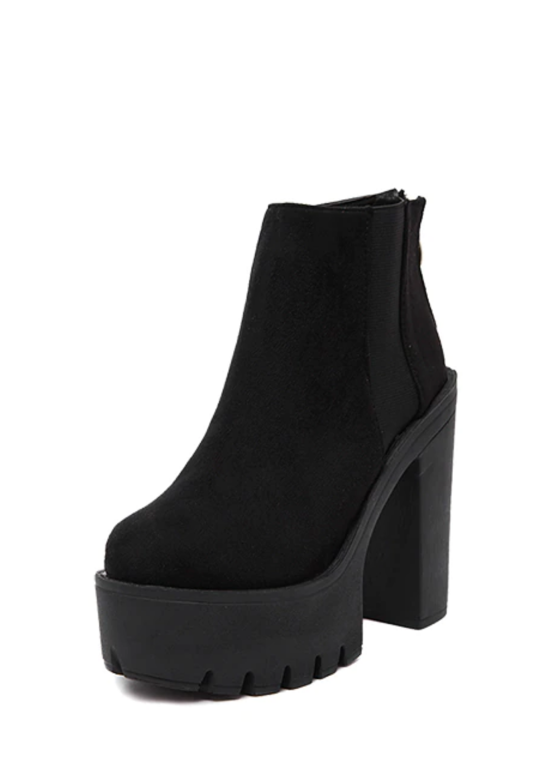 Penelope Women's Velvety Black Ankle Boots