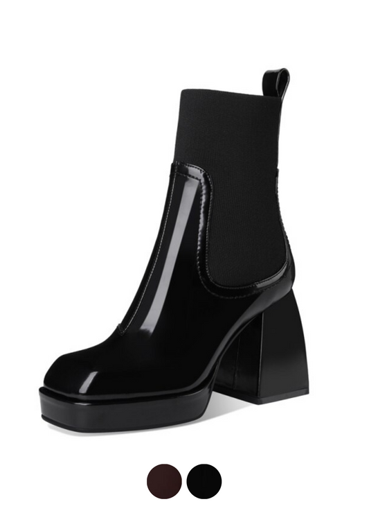  Lucy Women's Genuine Leather Chelsea Boots - Booties - DYAVOR® 