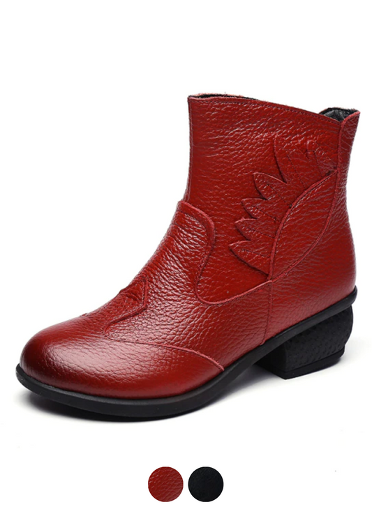  Franca Women's Warm Genuine Leather Boots - Boots - DYAVOR® 