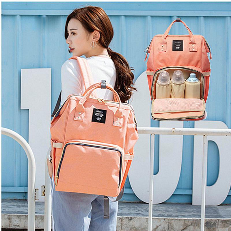 Mom's Fashion Designer Large Capacity Nursing Baby Travel Backpack