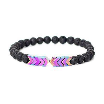  Arrow Lava Stone Bracelet - Bracelets - DYAVOR® 