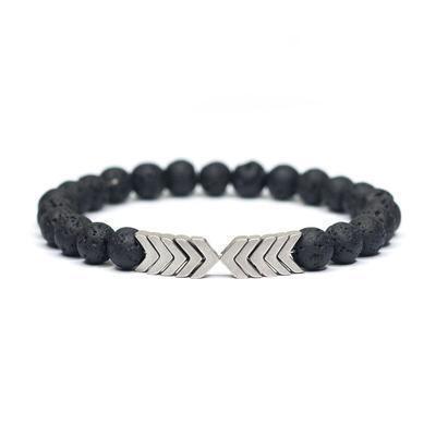  Arrow Lava Stone Bracelet - Bracelets - DYAVOR® 