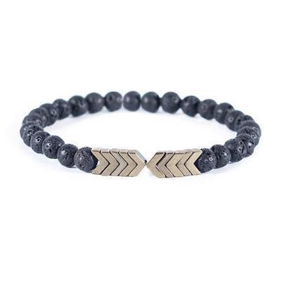  Arrow Lava Stone Bracelet - Bracelets - DYAVOR® 