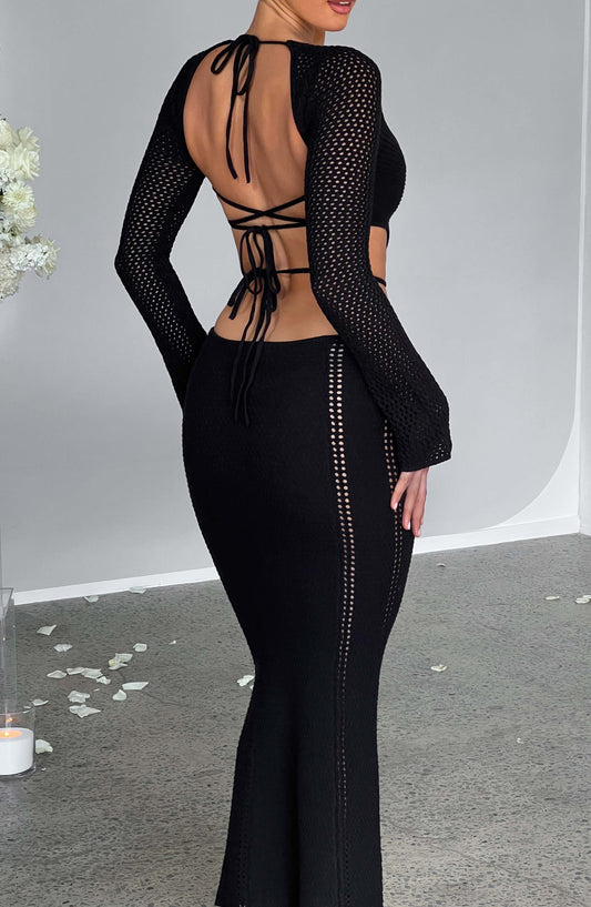  Nadine Maxi Dress - Black - Dress - DYAVOR® 