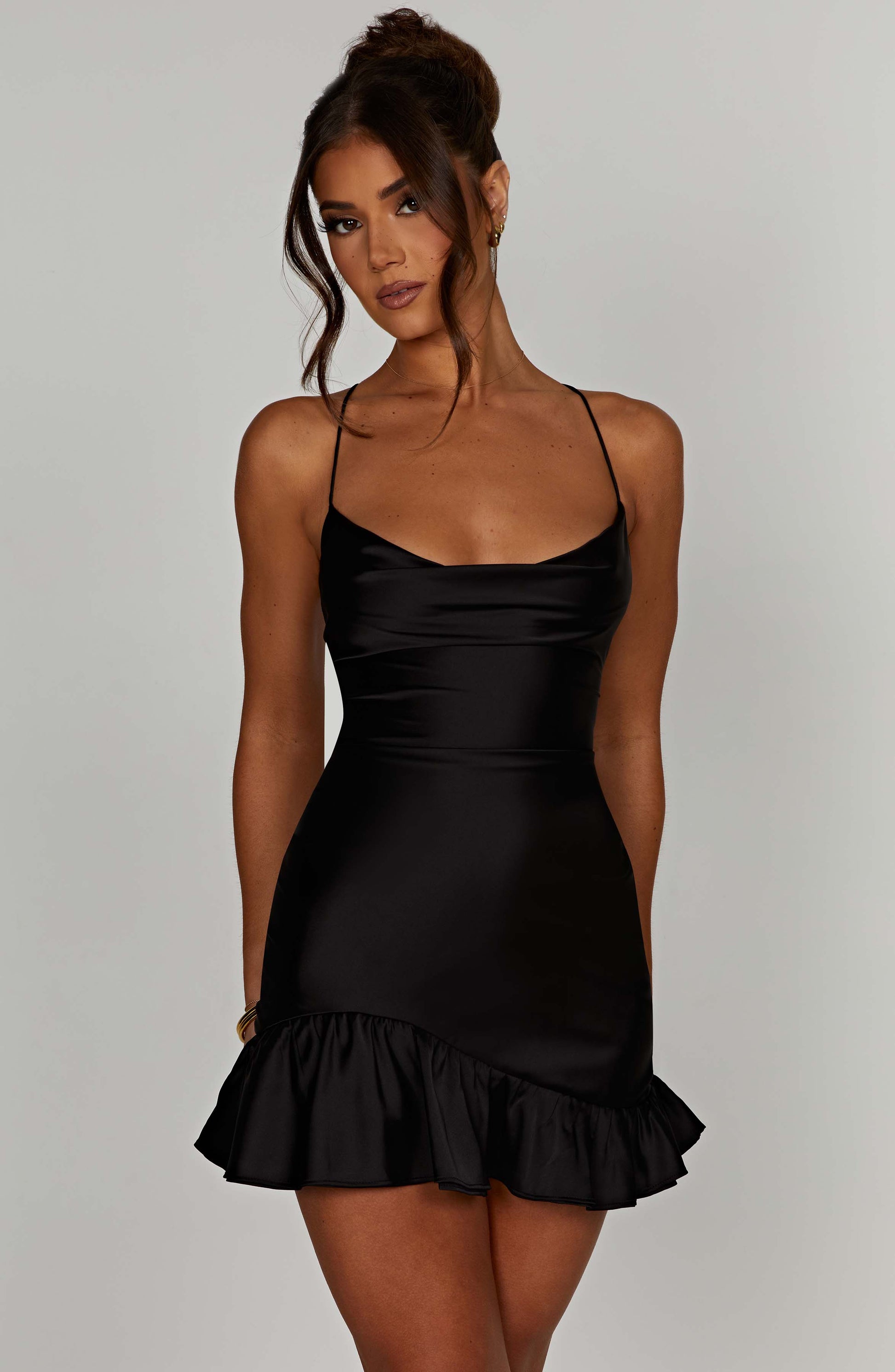  Nicola Mini Dress - Black - Dress - DYAVOR® 
