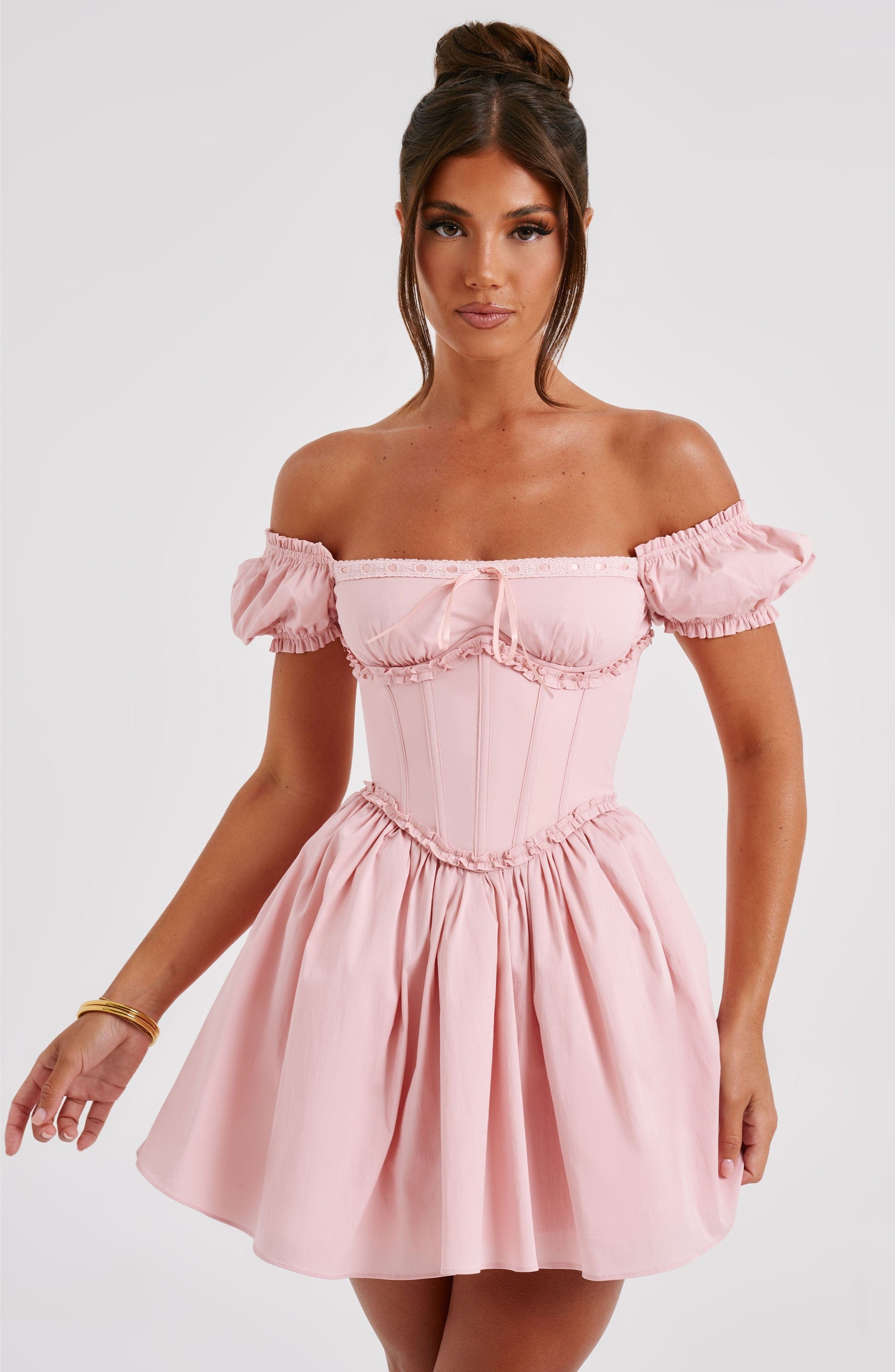  Penelope Mini Dress - Blush - Dress - DYAVOR® 