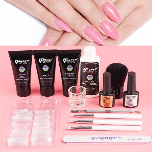  Poly Gel Nail Kit for Perfect Nails - Beauty And Personal Care - DYAVOR® 