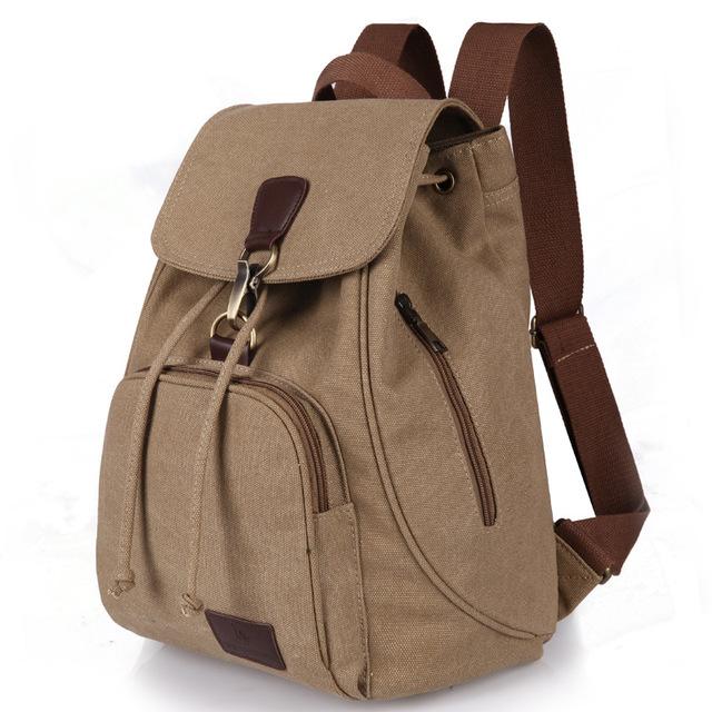  Preppy Style Female Canvas School Student Laptop Mochila Backpack - Backpacks - DYAVOR® 