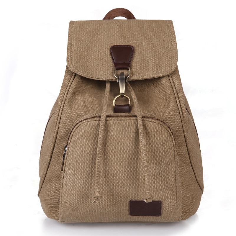  Preppy Style Female Canvas School Student Laptop Mochila Backpack - Backpacks - DYAVOR® 