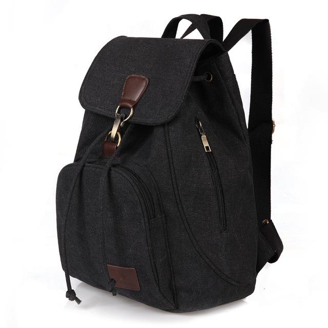  Preppy Style Female Canvas School Student Laptop Mochila Backpack - Backpacks - DYAVOR® 