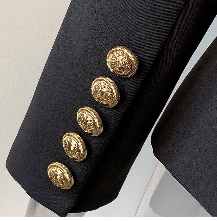  The Annette Faux Leather Blazer -  - DYAVOR® 