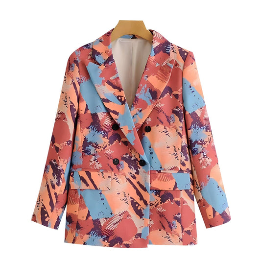  The Aquarelle Long Sleeve Blazer -  - DYAVOR® 