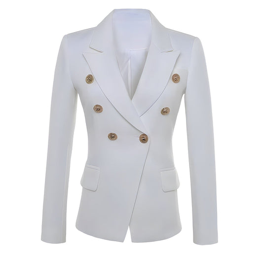  The Priscilla Slim Fit Blazer - Pearl -  - DYAVOR® 