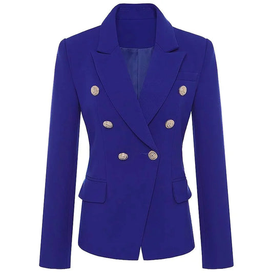  The Priscilla Slim Fit Blazer - Cobalt -  - DYAVOR® 