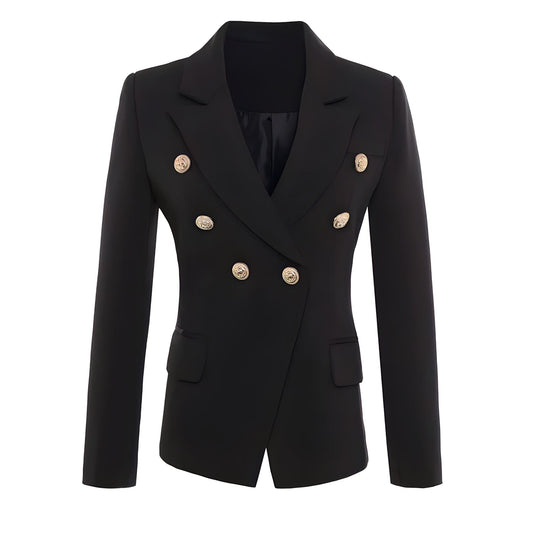  The Priscilla Slim Fit Blazer - Jet Black -  - DYAVOR® 