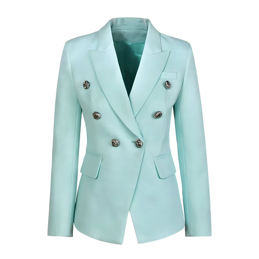  The Priscilla Slim Fit Blazer - Mint -  - DYAVOR® 