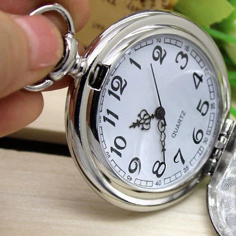  Retro Creative Unisex Silver Eagle Wing Necklace Pendant Pocket FOB Watch - Unisex Style Watches - DYAVOR® 