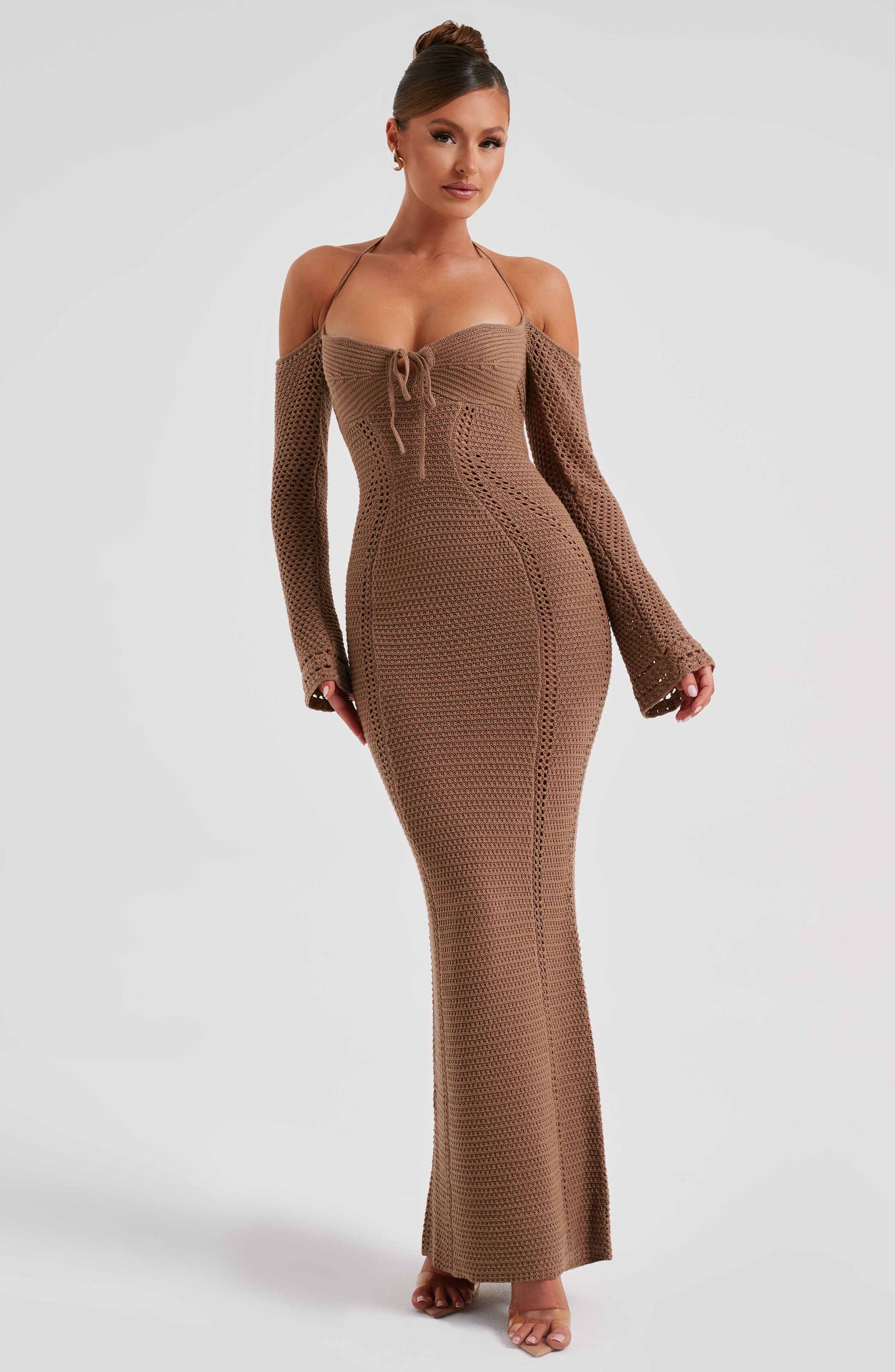  Samariah Maxi Dress - Chocolate - Dress - DYAVOR® 