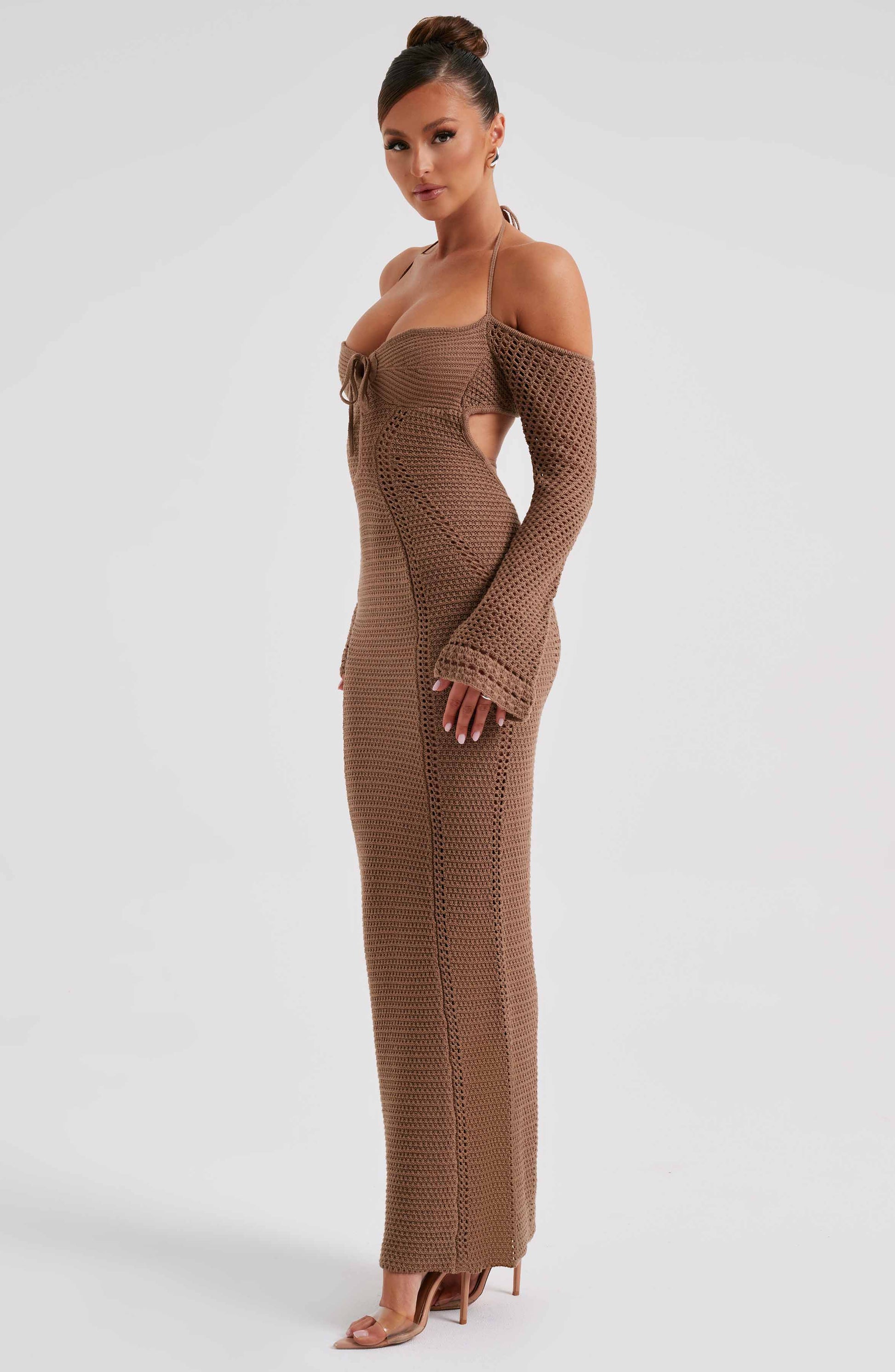  Samariah Maxi Dress - Chocolate - Dress - DYAVOR® 