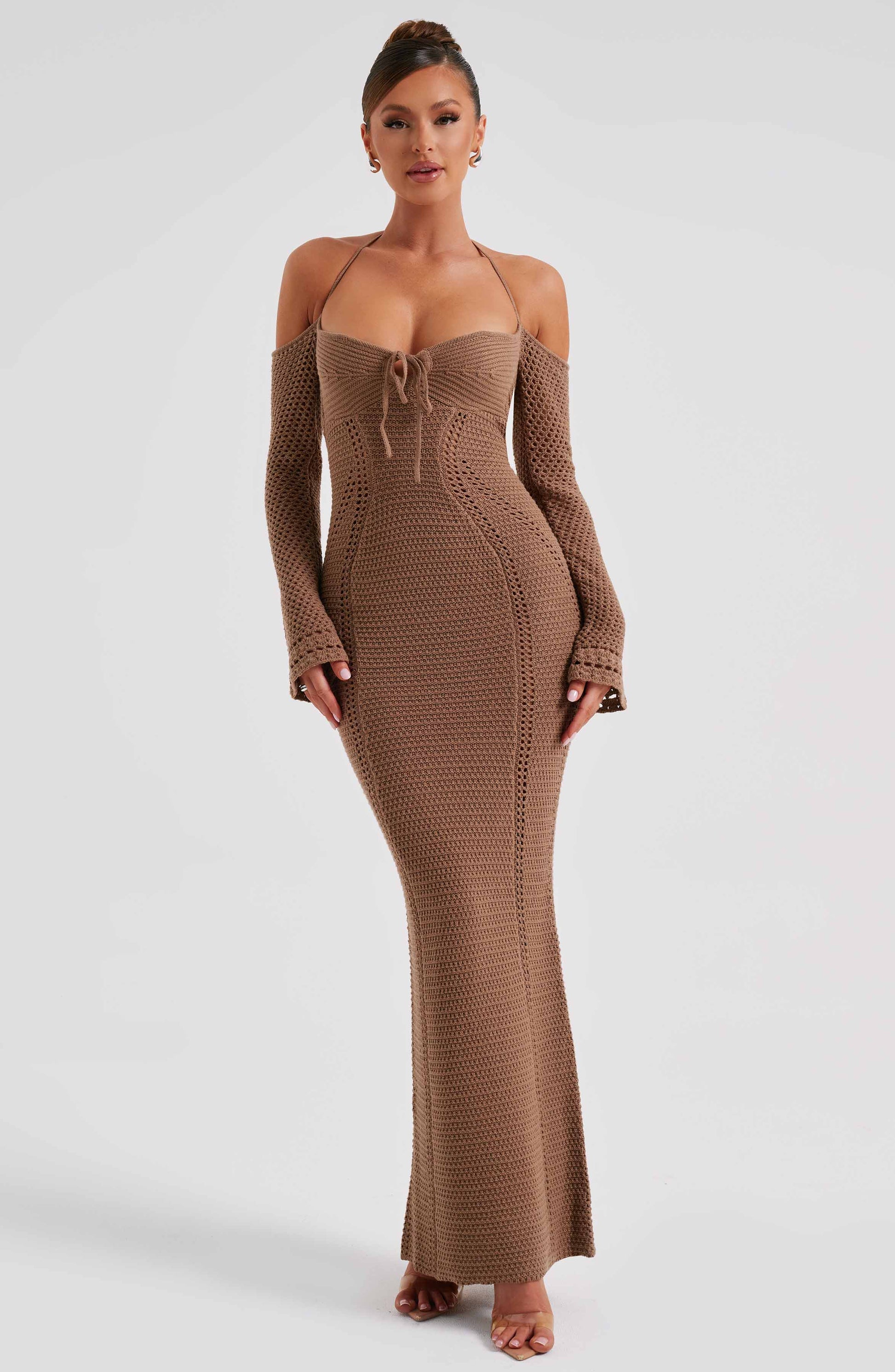  Samariah Maxi Dress - Chocolate - Dress - DYAVOR® 