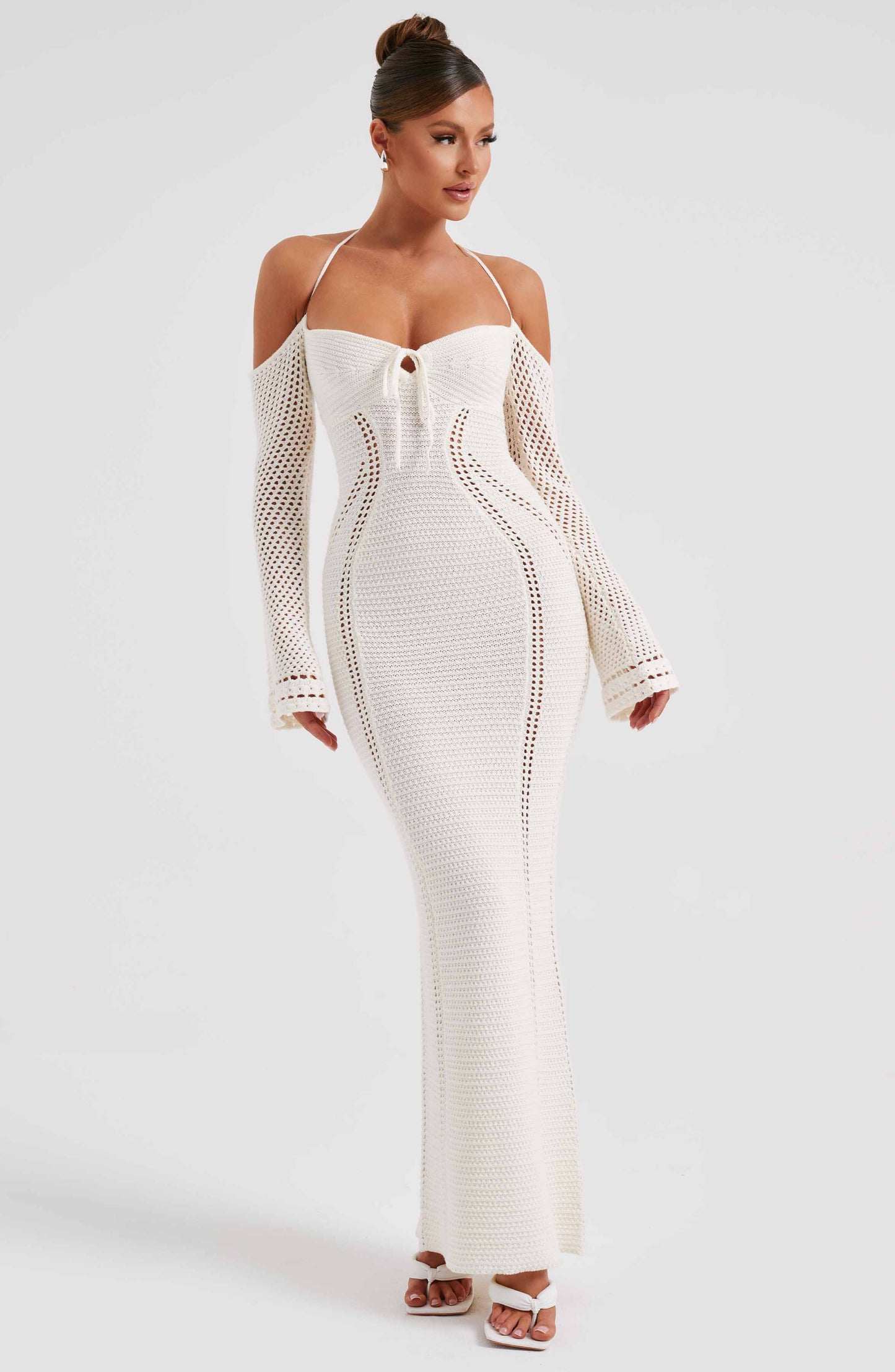  Samariah Maxi Dress - White - Dress - DYAVOR® 