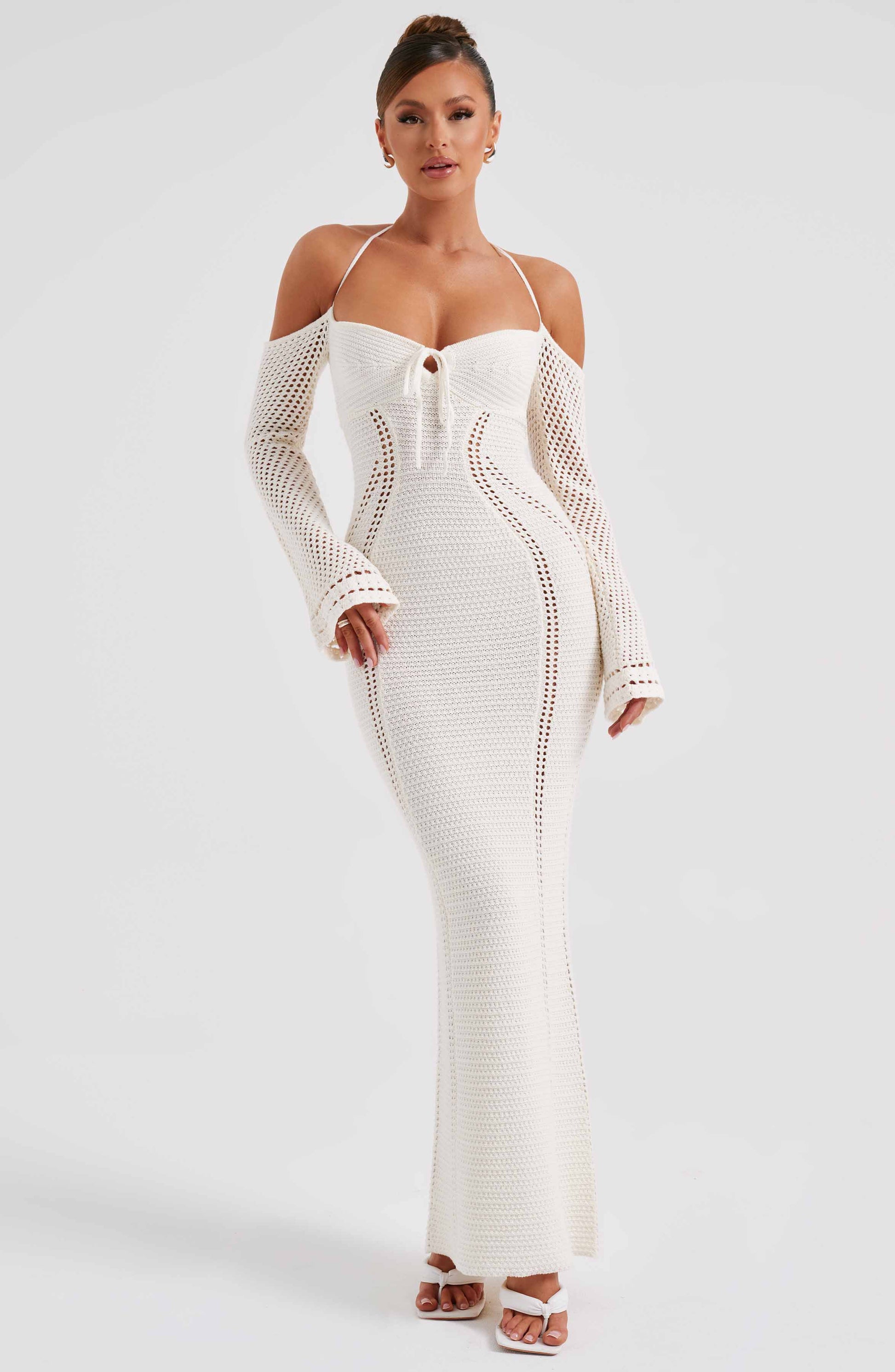  Samariah Maxi Dress - White - Dress - DYAVOR® 