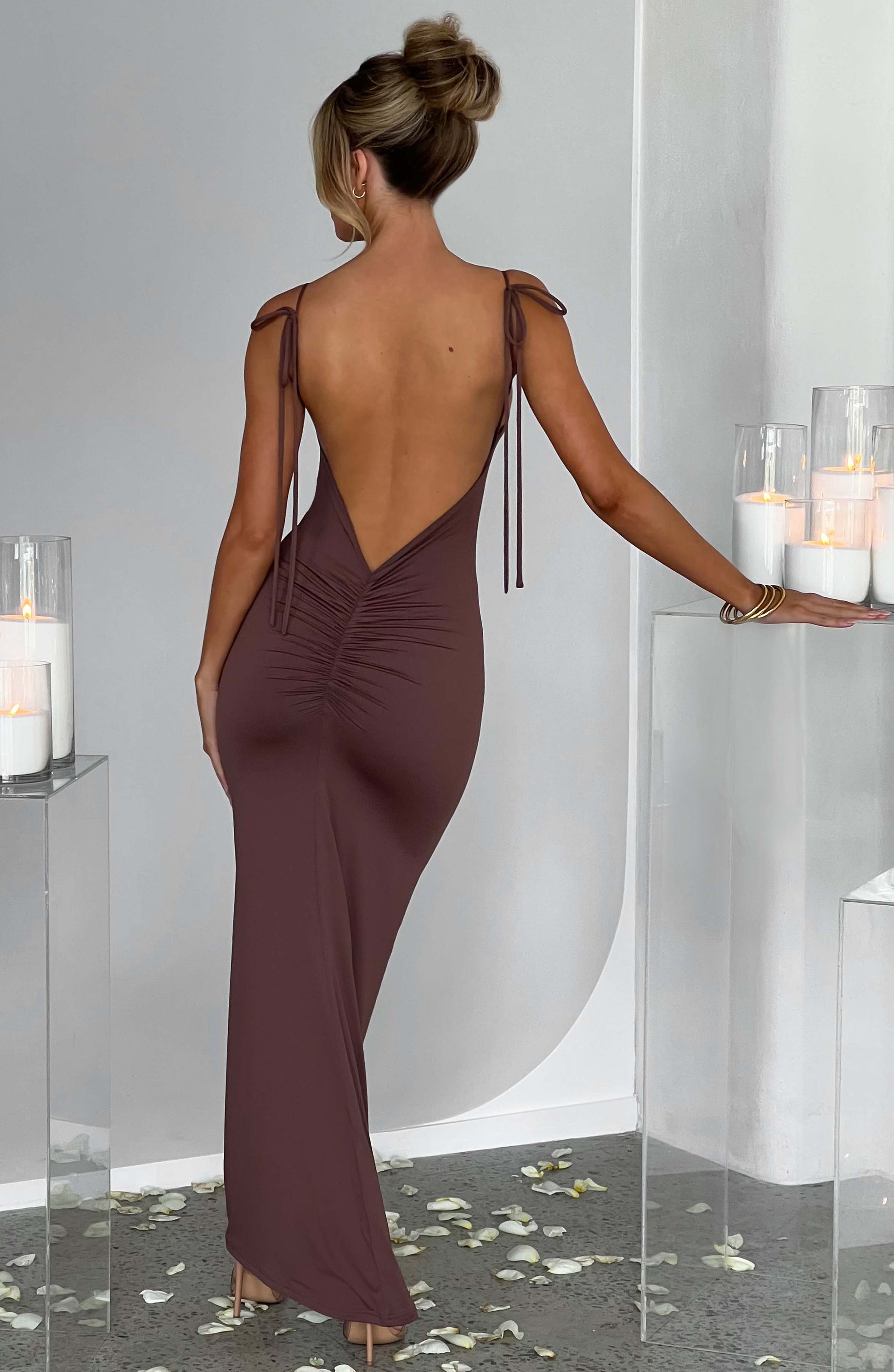  Sanya Maxi Dress - Chocolate - Dress - DYAVOR® 