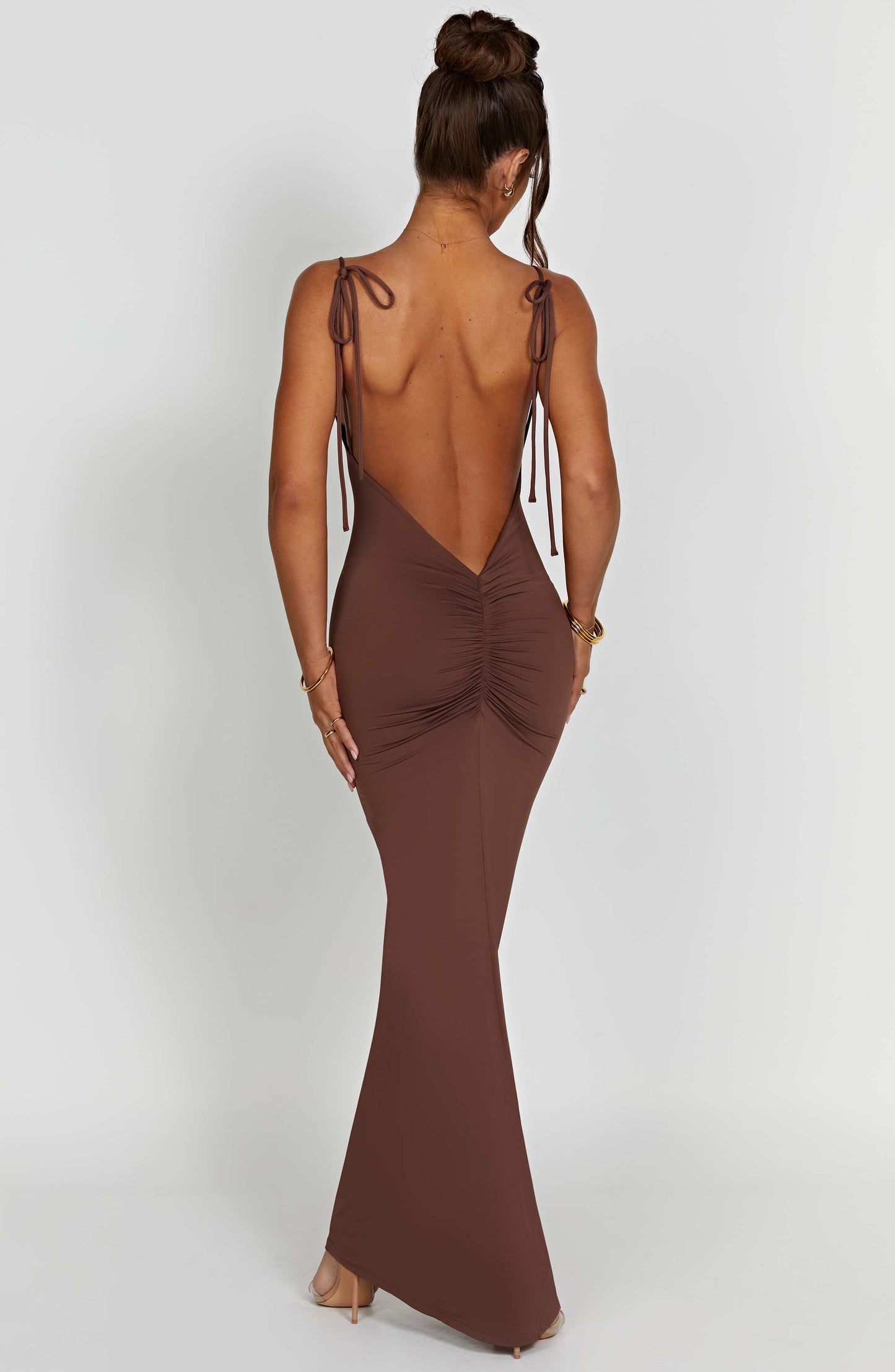  Sanya Maxi Dress - Chocolate - Dress - DYAVOR® 