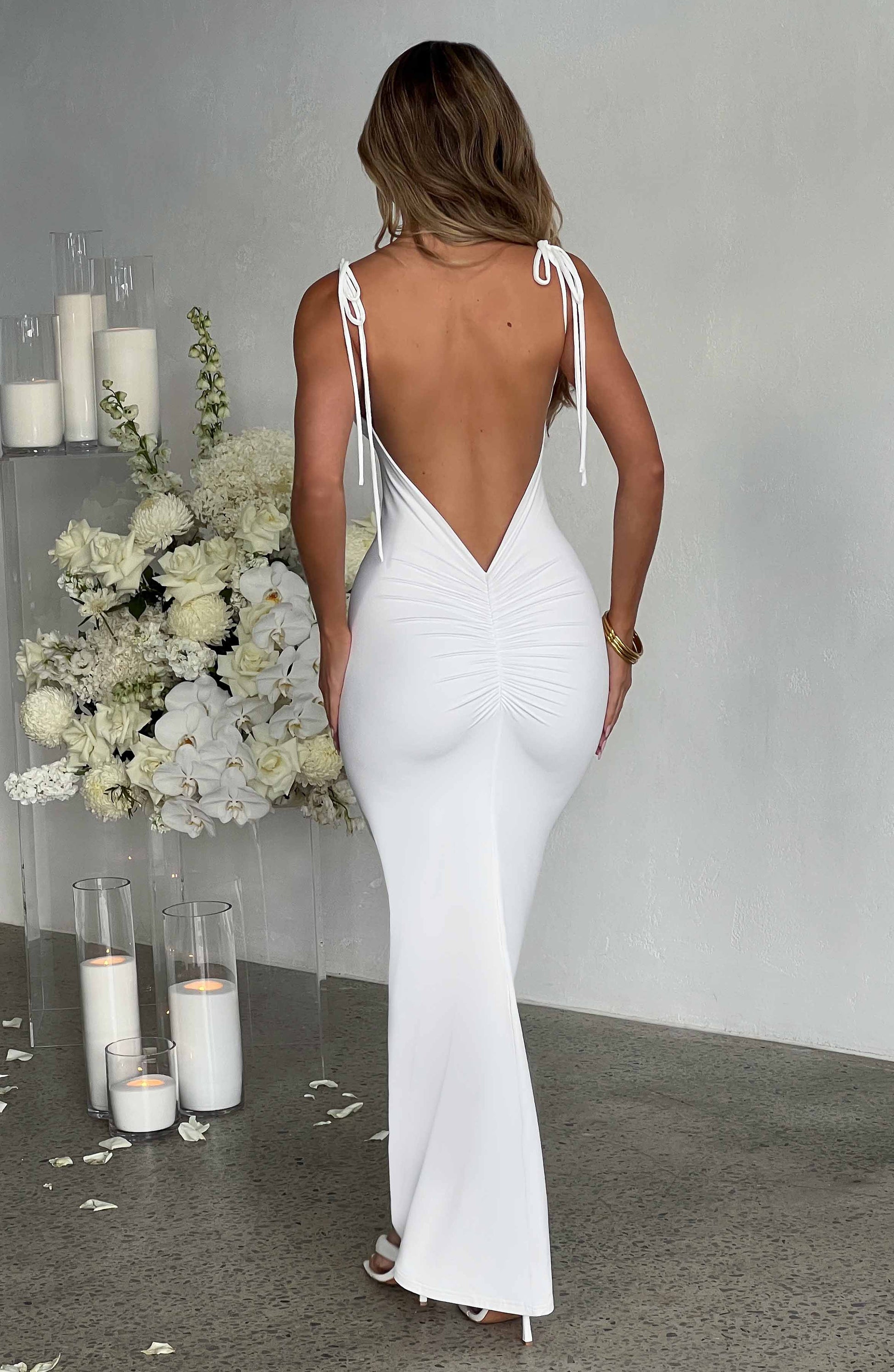  Sanya Maxi Dress - White - Dress - DYAVOR® 