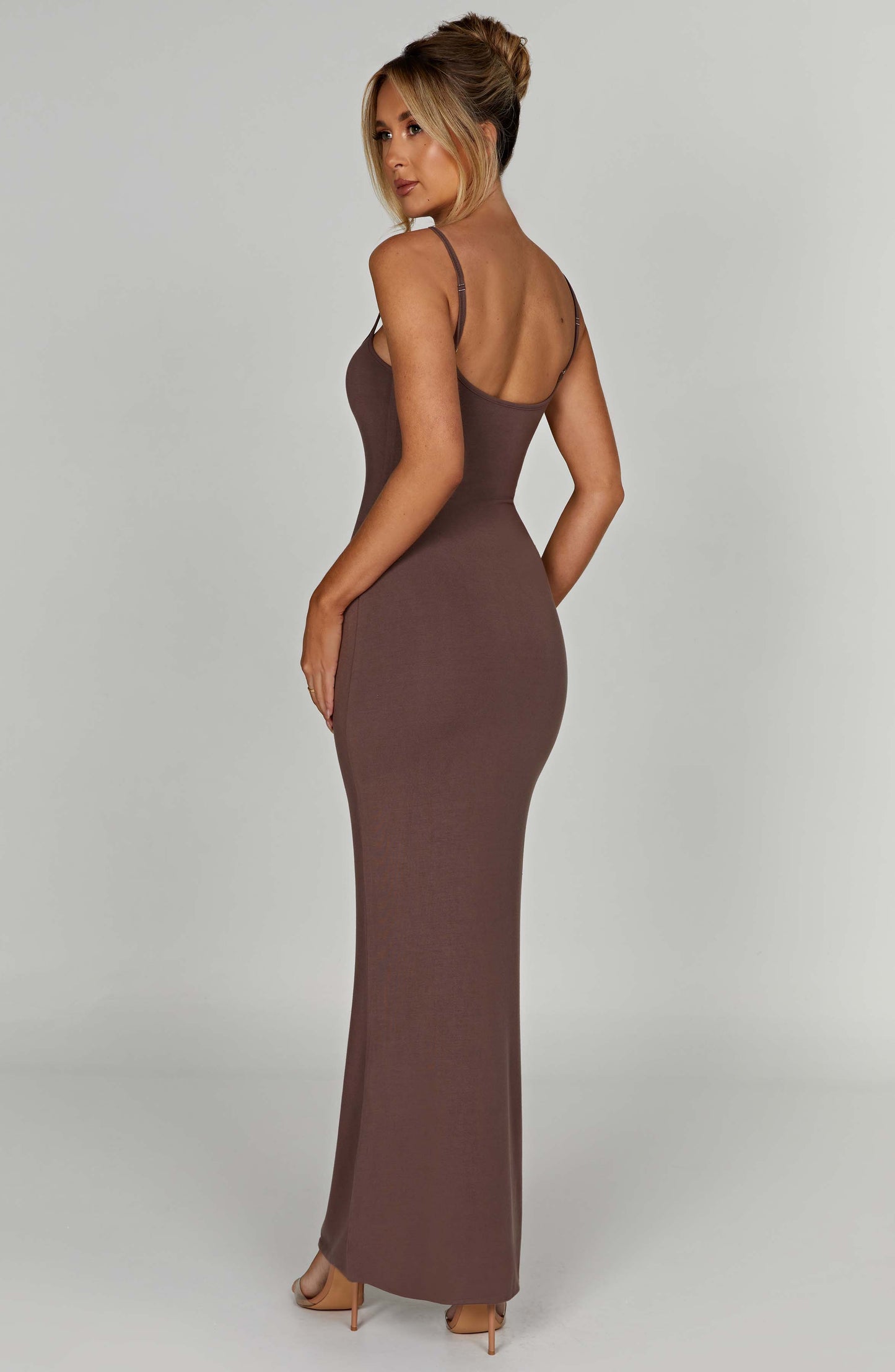  Saskia Maxi Dress - Chocolate - Dress - DYAVOR® 