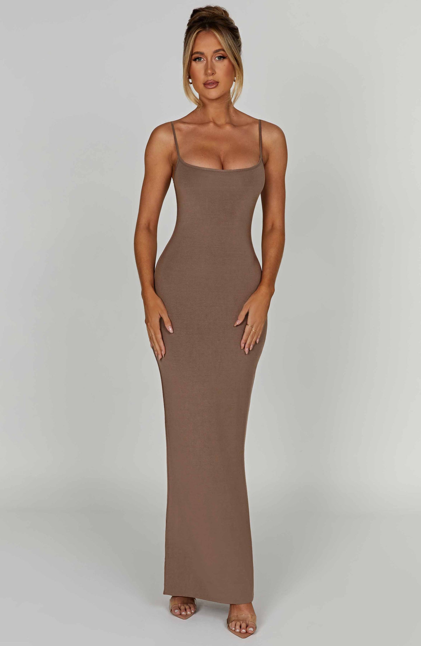  Saskia Maxi Dress - Mocha - Dress - DYAVOR® 