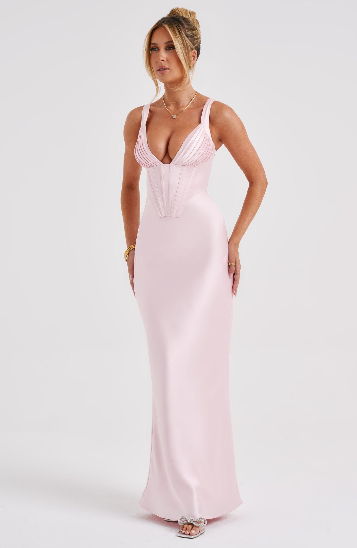  Shae Maxi Dress - Blush - Dress - DYAVOR® 