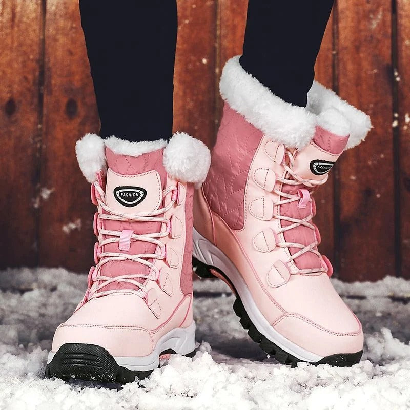  Groovywish Snow Boots Women Winter Keep Warm Water-proof Shoes -  - DYAVOR® 
