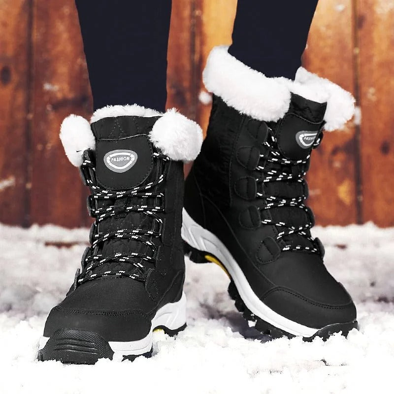  Groovywish Snow Boots Women Winter Keep Warm Water-proof Shoes -  - DYAVOR® 