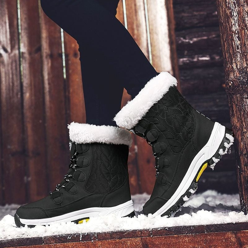  Groovywish Snow Boots Women Winter Keep Warm Water-proof Shoes -  - DYAVOR® 