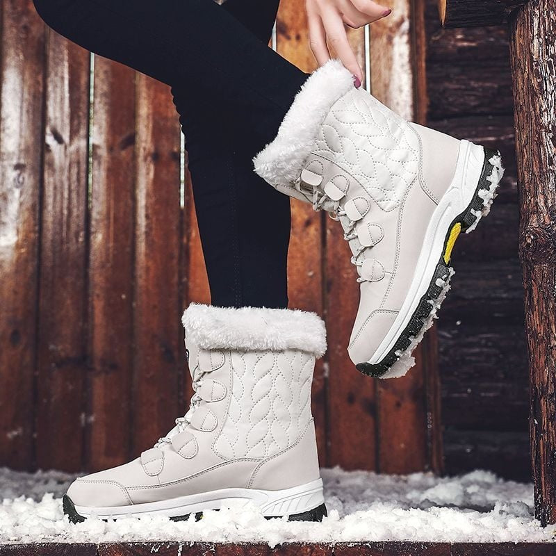  Groovywish Snow Boots Women Winter Keep Warm Water-proof Shoes -  - DYAVOR® 