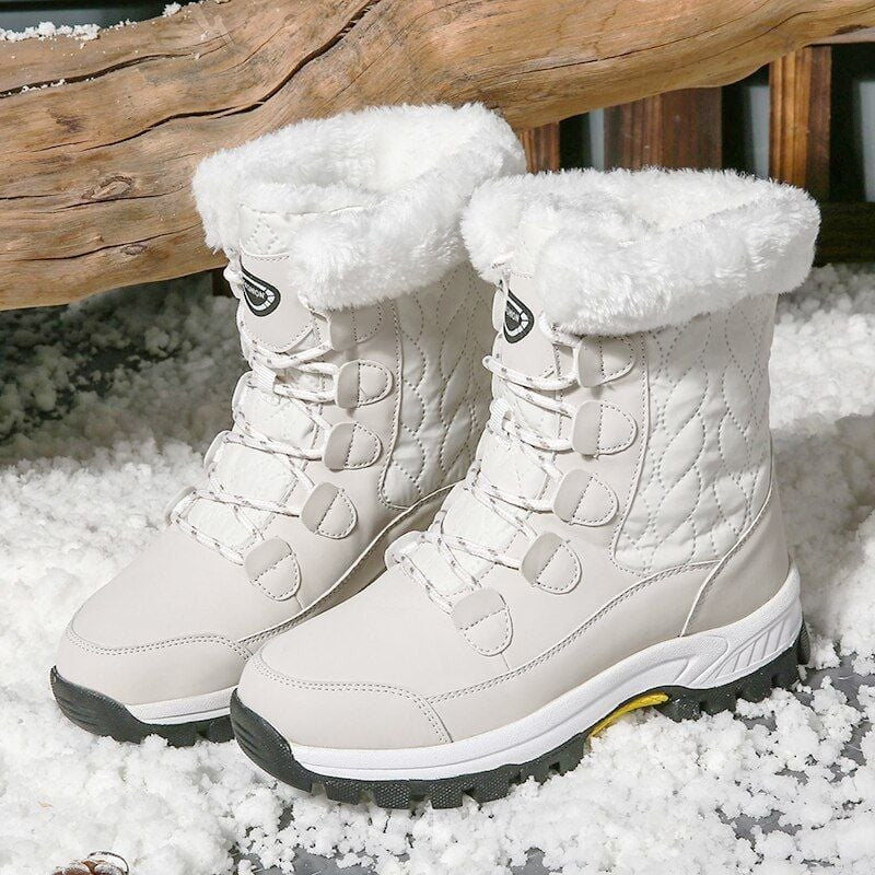  Groovywish Snow Boots Women Winter Keep Warm Water-proof Shoes -  - DYAVOR® 