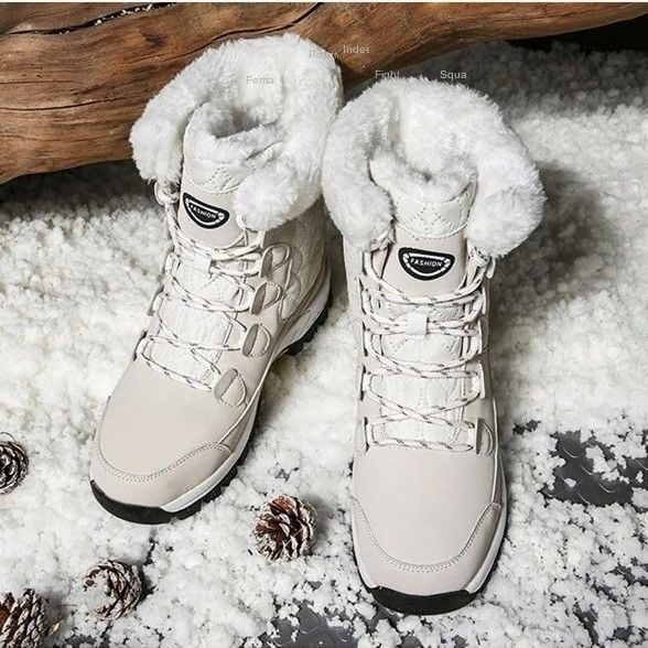  Groovywish Snow Boots Women Winter Keep Warm Water-proof Shoes -  - DYAVOR® 