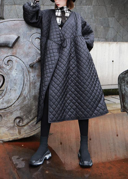  thick oversize warm winter coats black lantern sleeve women parkas -  - DYAVOR® 