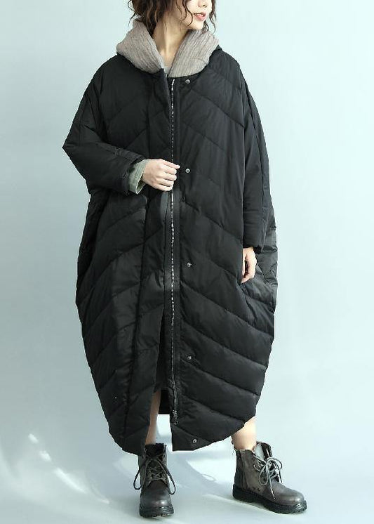  black down coat winter oversize hooded women parka winter New outwear -  - DYAVOR® 