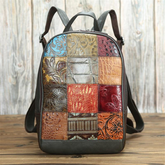  Unique Highend Vintage Women's Genuine Leather Backpack Travel Bag - Backpacks - DYAVOR® 