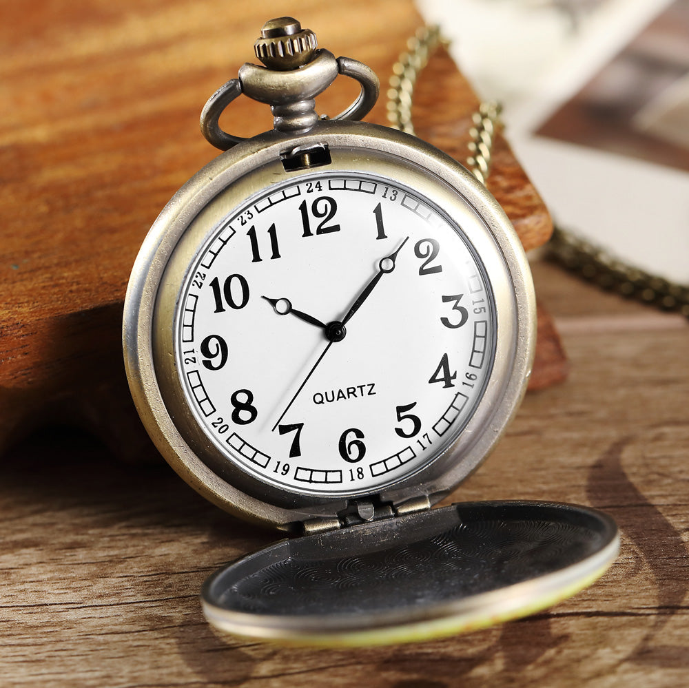  Unisex Antique Printed Colorful Ballet Girl Full Hunter Quartz Pocket Watch - Unisex Style Watches - DYAVOR® 