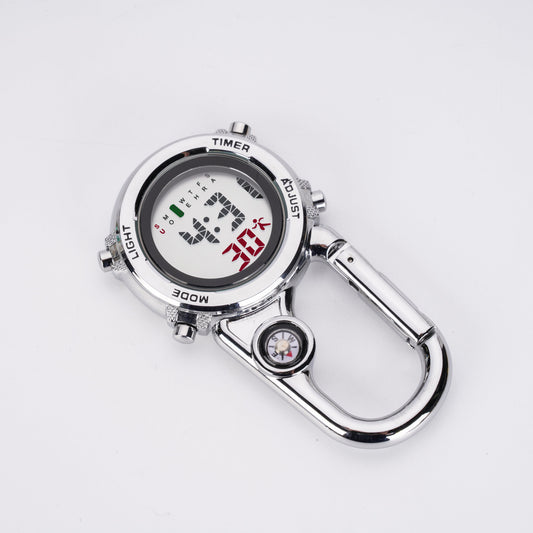  Unisex Digital Climbing Compass Clip-on Carabiner Backpack Pocket Watch - Unisex Style Watches - DYAVOR® 