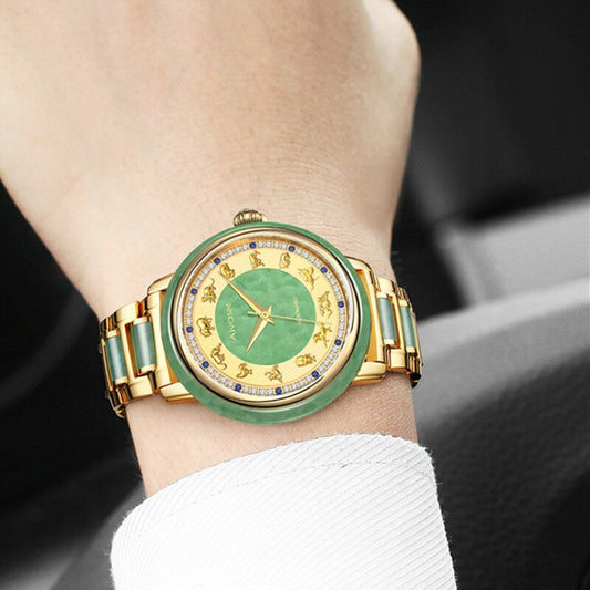 Unisex Fashion Sapphire Zodiac Scale Automatic Mechanical Watch