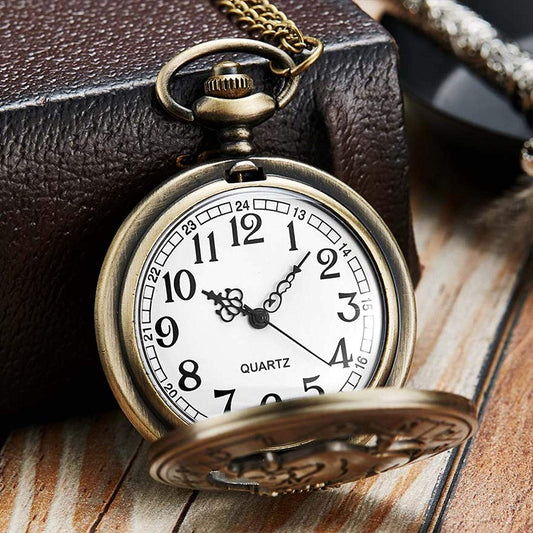 Unisex Retro 12 Constellation Animal Acrylic Round Quartz Pocket Watch - Unisex Style Watches - DYAVOR® 